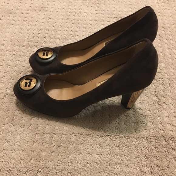 NEW MARINO FABIANI Luxury Beautiful chocolate suede shoes with Exclusive Details - Picture 3 of 8